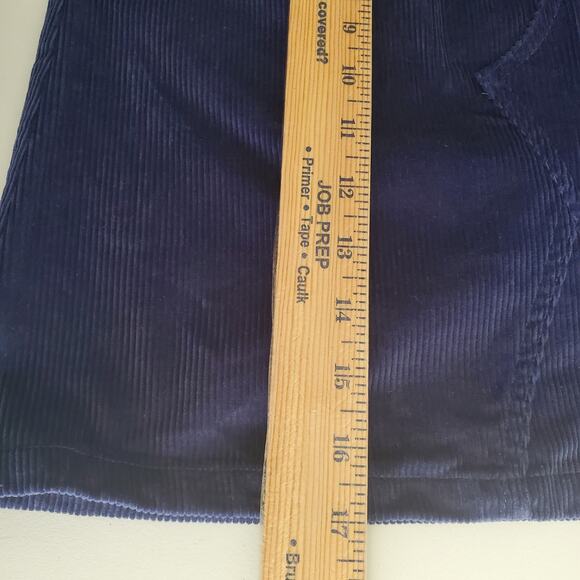 Frye Heritage Corduroy Dark Blue Mini Skirt 6 Cowgirl Country Boho Casual NEW - Picture 10 of 13